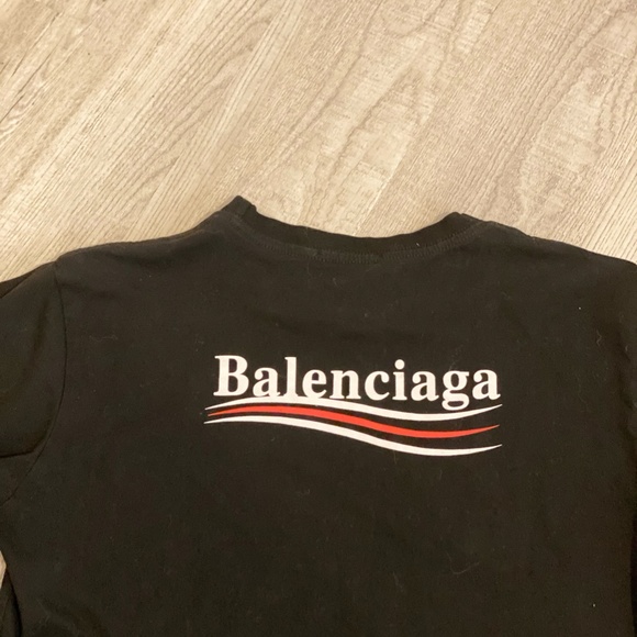 Balenciaga Black Short Sleeve Tee - Picture 3 of 3